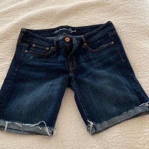 AEO stretch denim shorts